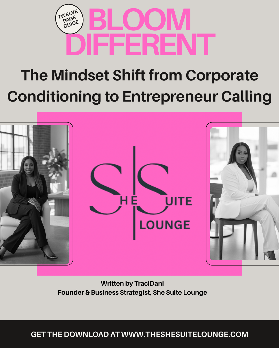 E- BOOK 
The Mindset Shift from Corporate
Conditioning to Entrepreneur Calling