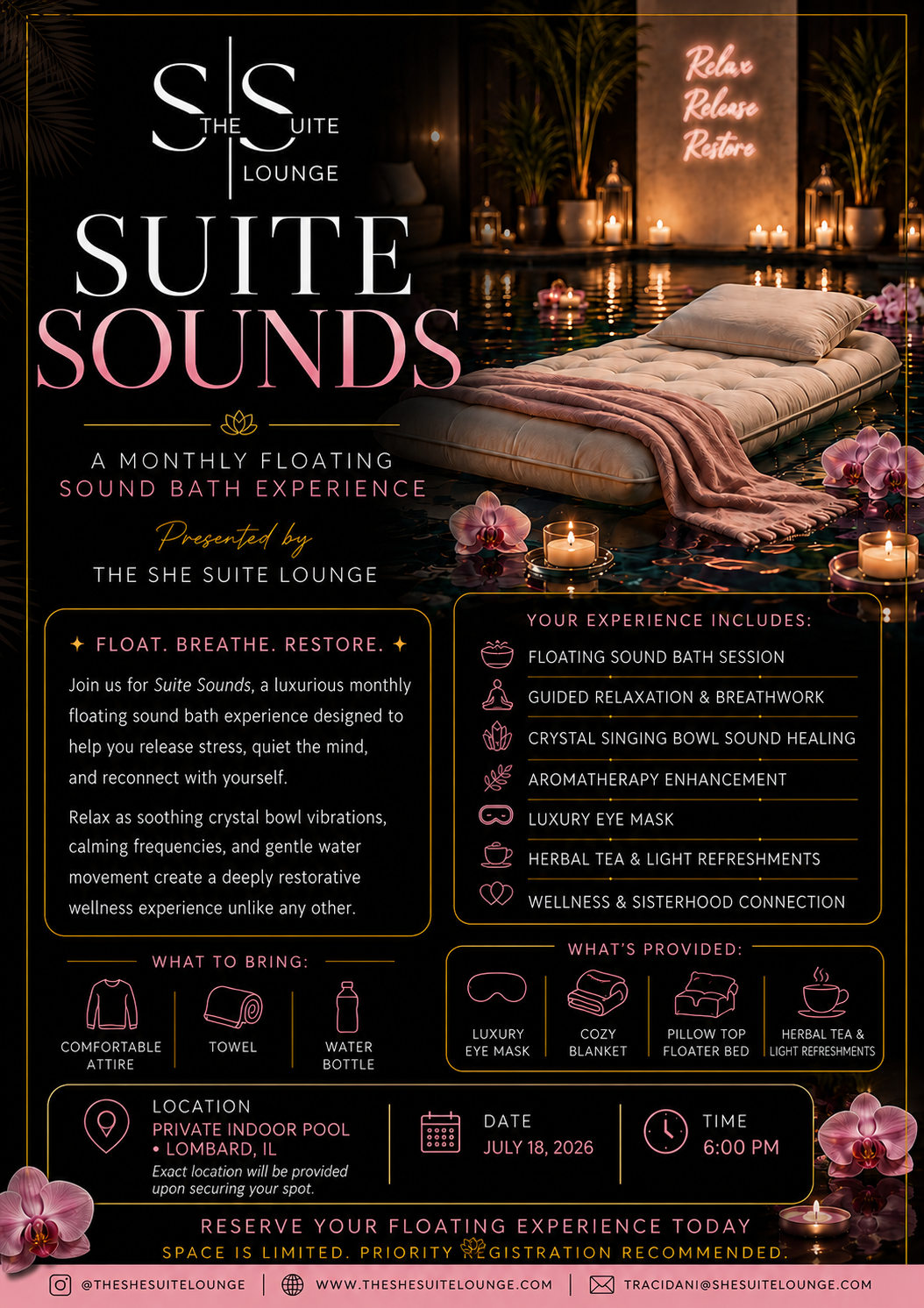 SUITE SOUNDS— A Luxury Floating Sound Journey