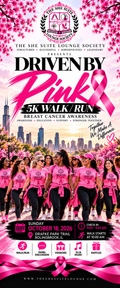 Driven By Pink 5K Walk/Shirt not included